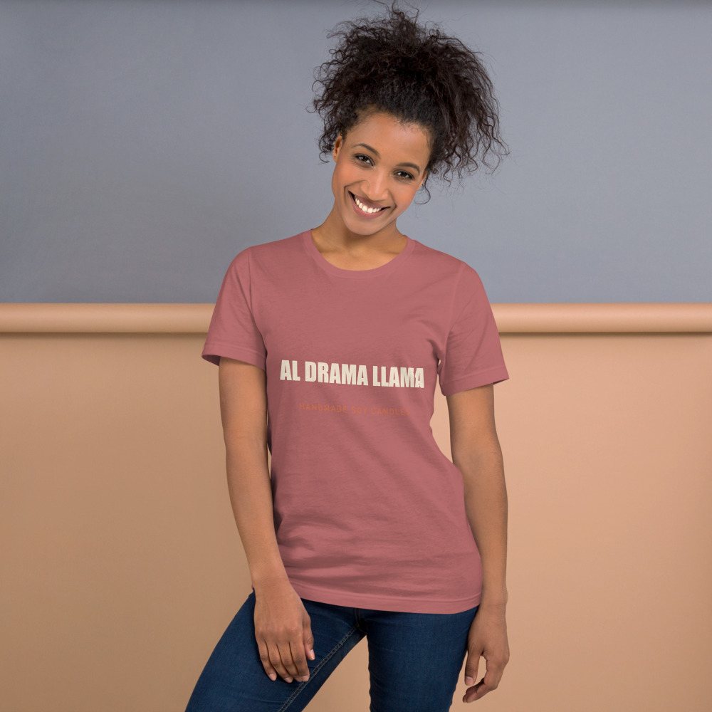 Al Drama Llama Wordmark Tee Front