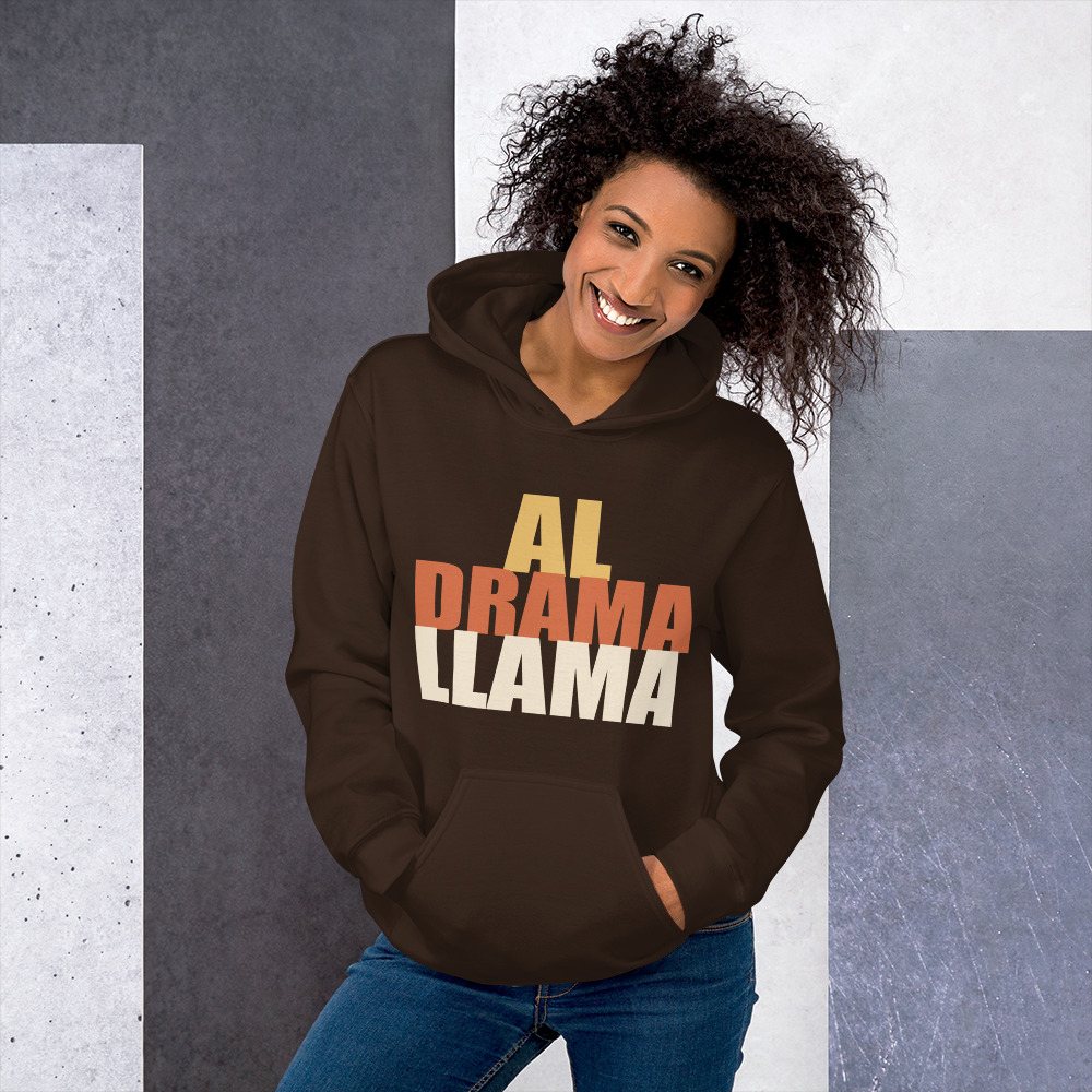 Al Drama Llama Stacked Hoodie