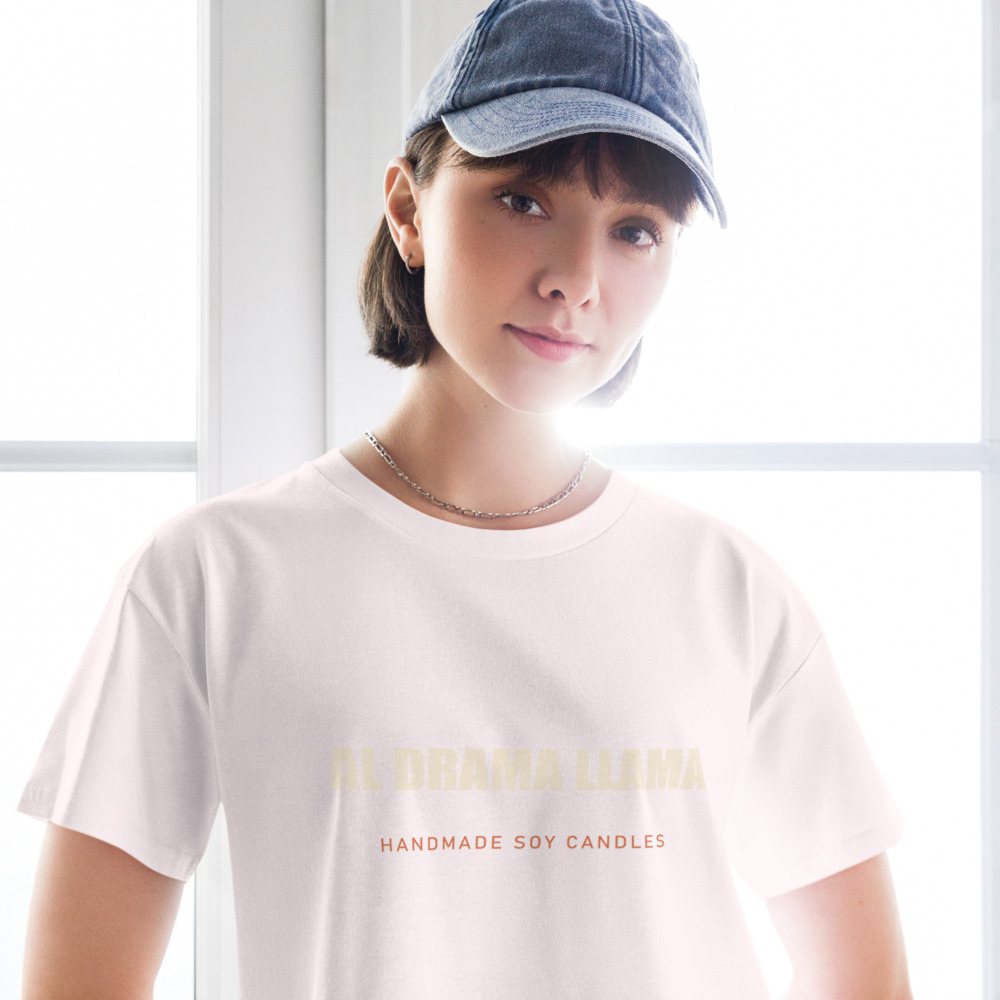 Al Drama Llama Wordmark Crop Top