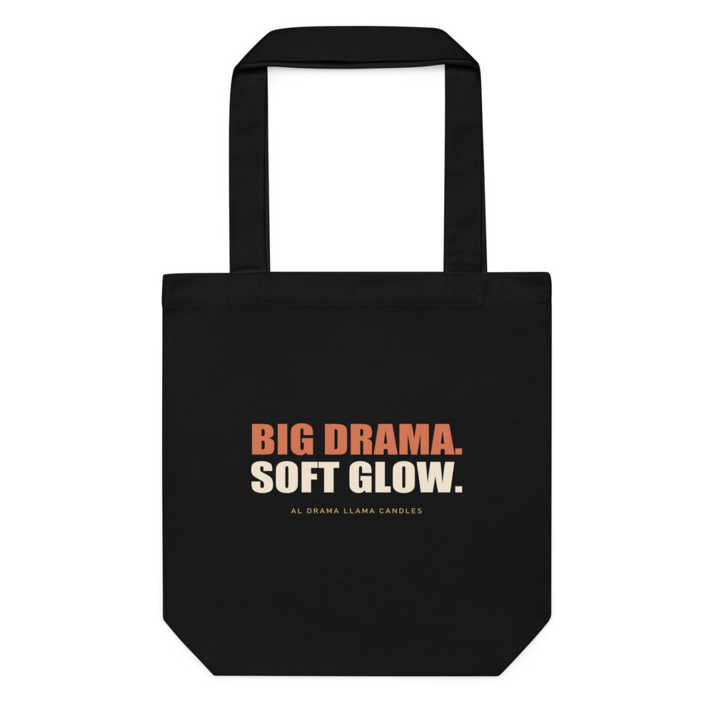 Al Drama Llama Big Drama Tote Bag in Black