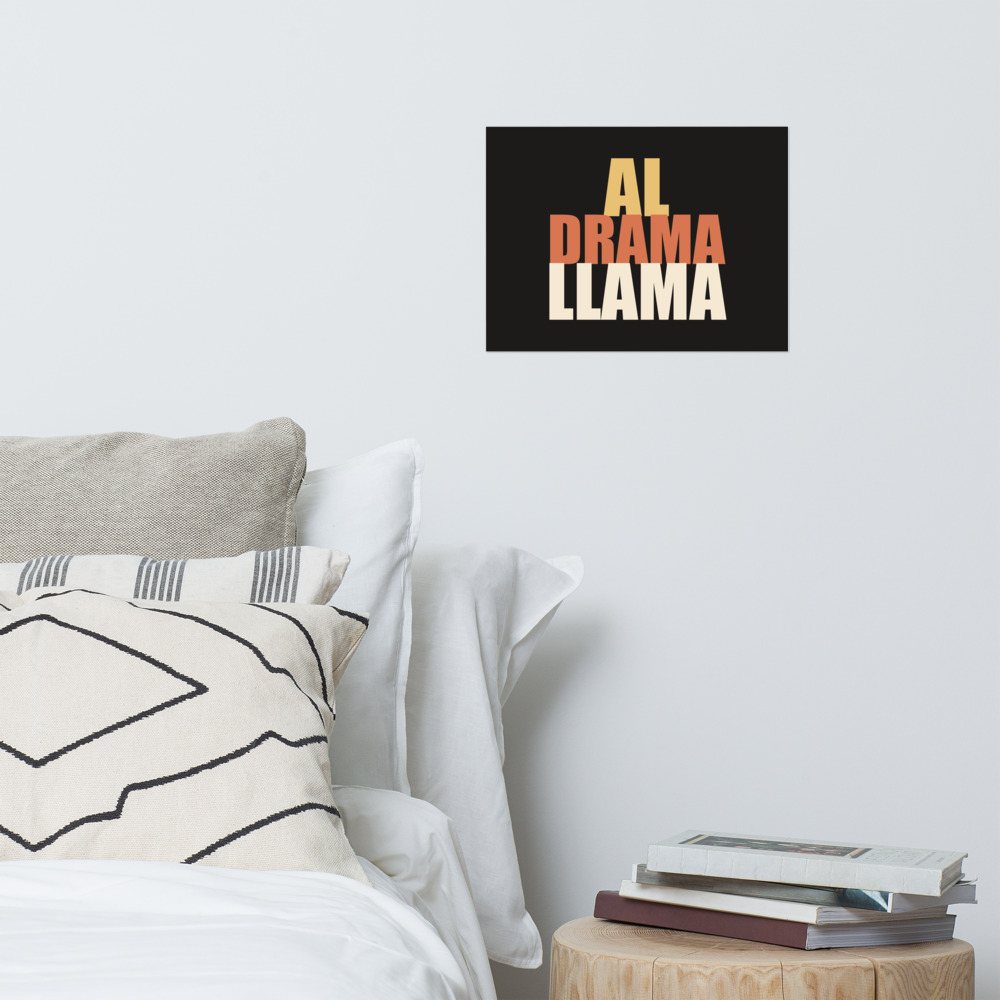 Al Drama Llama Stacked Poster