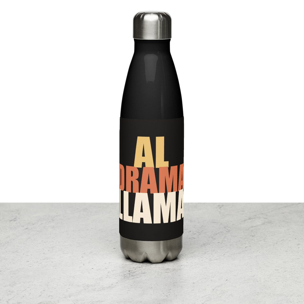 Al Drama Llama Stacked Water Bottle