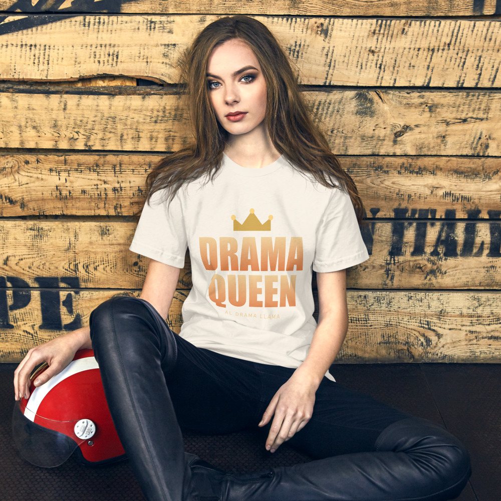 Al Drama Llama Drama Queen Tee Front