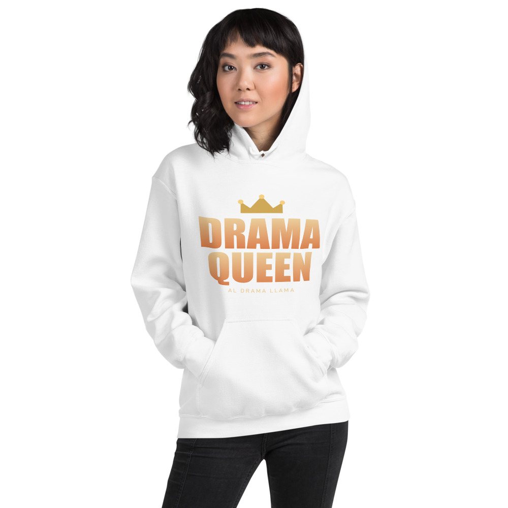 Al Drama Llama Drama Queen Hoodie Front