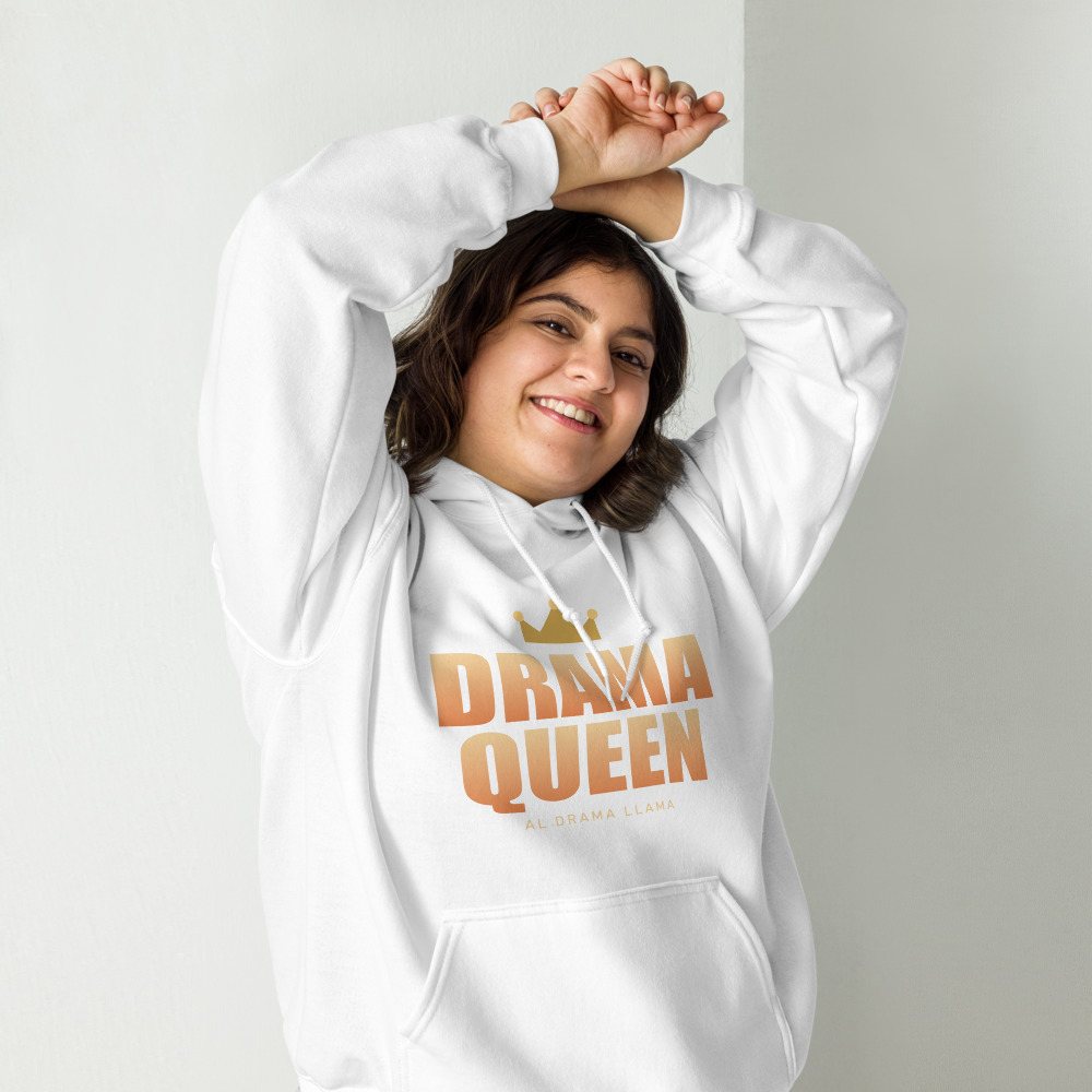 Al Drama Llama Drama Queen Hoodie Front