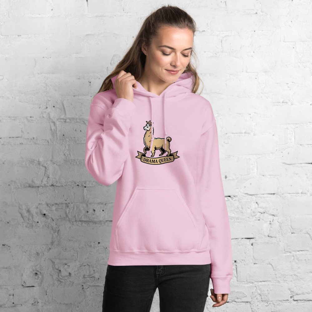 Al Drama Llama Heraldic Crest Hoodie