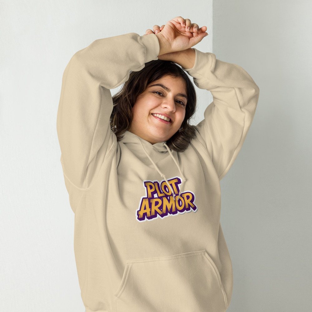 Al Drama Llama Plot Armor Hoodie Front
