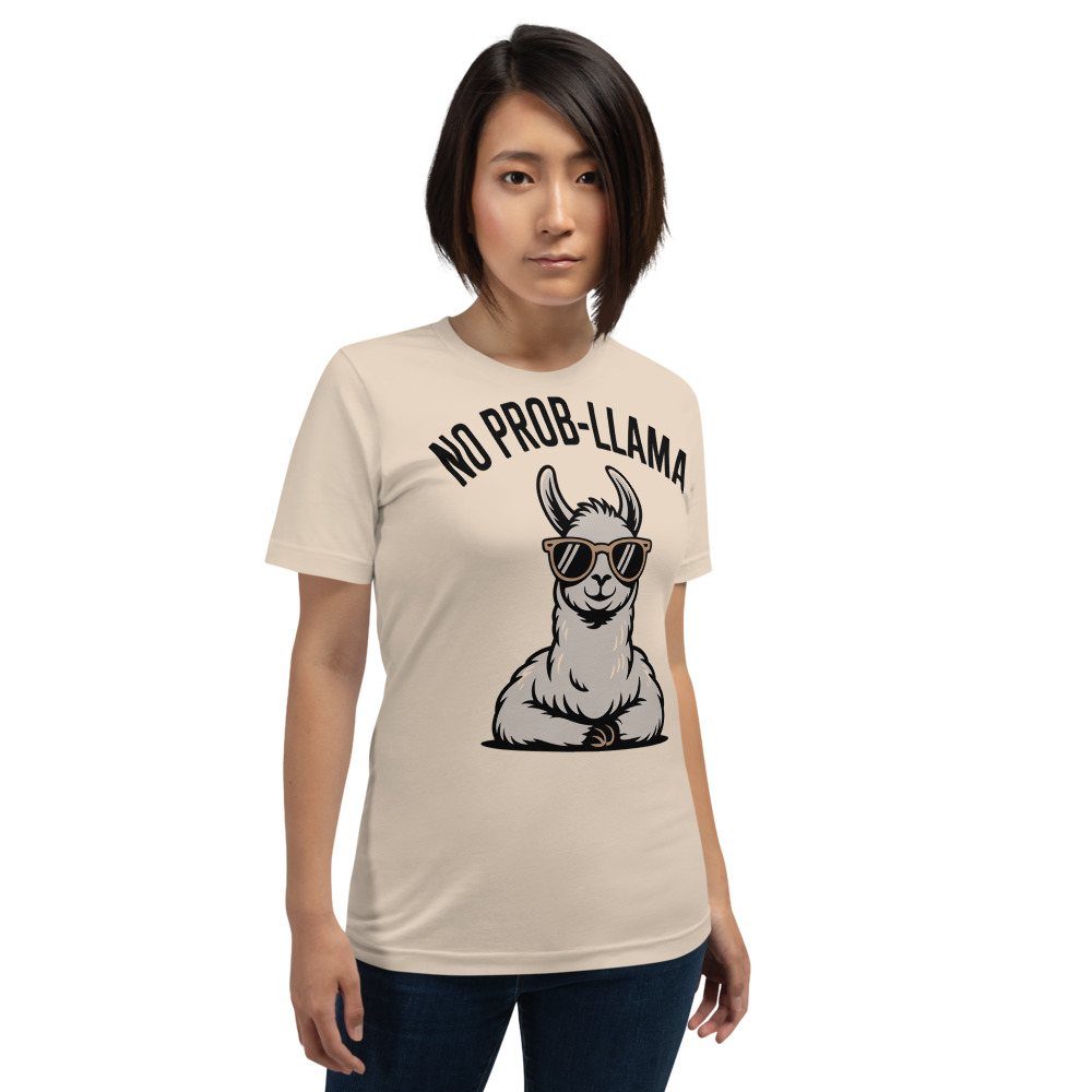 Al Drama Llama No Prob-Llama Tee Front
