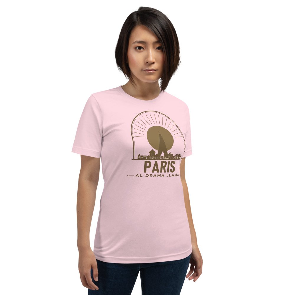 Al Drama Llama Paris Skyline Tee Front