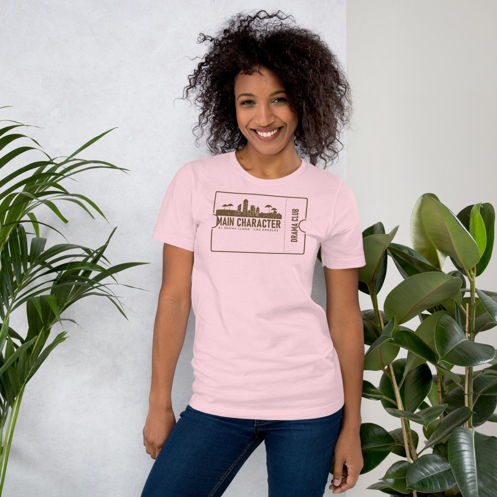 Al Drama Llama Main Character Ticket Tee Front