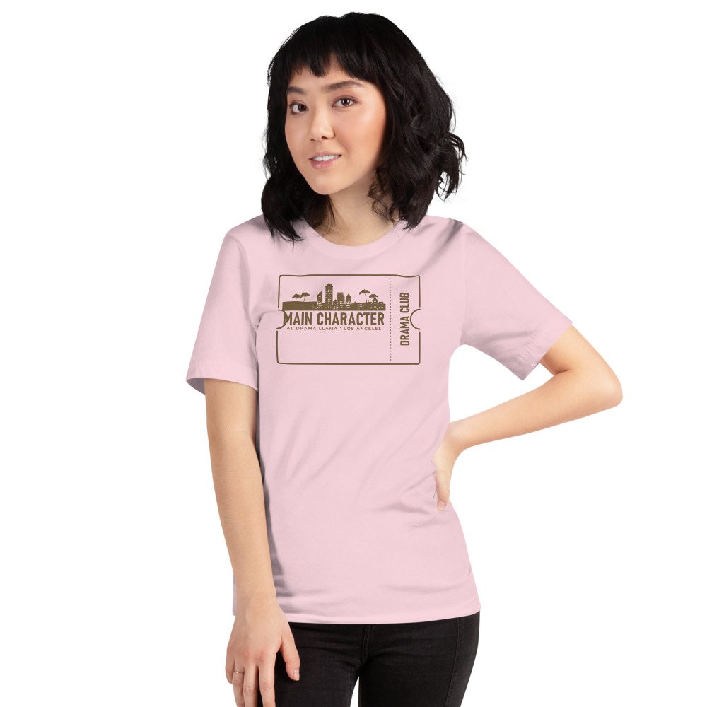 Al Drama Llama Main Character Ticket Tee Front