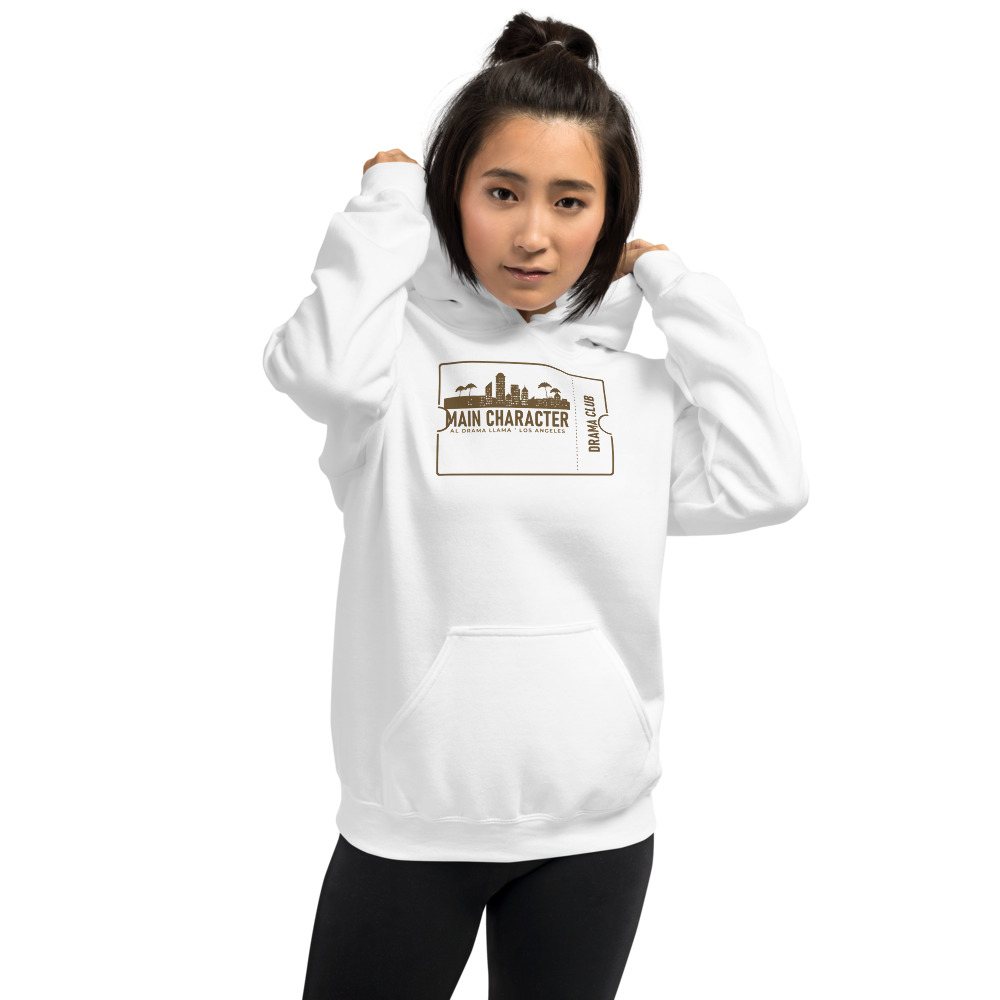 Al Drama Llama Main Character Ticket Hoodie Front