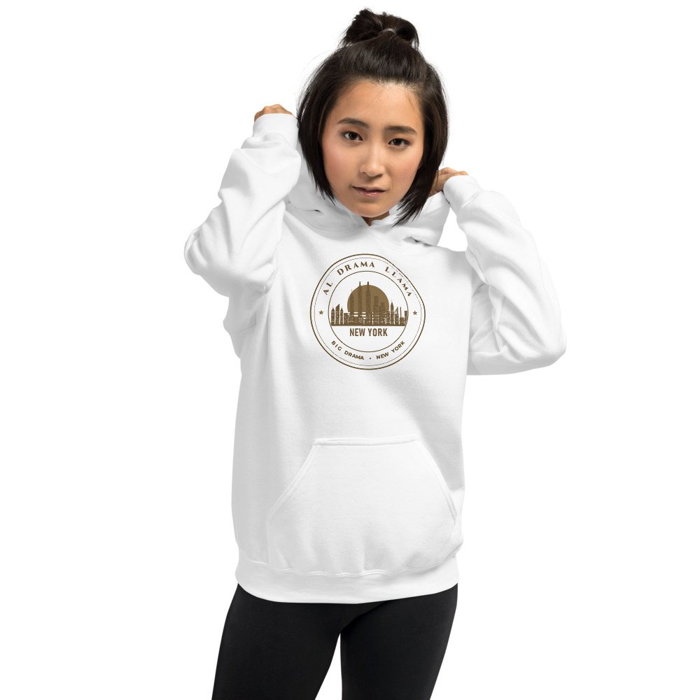 Al Drama Llama New York Crest Hoodie Front