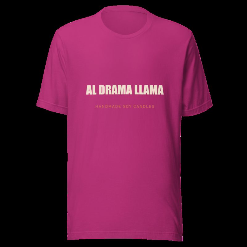 Al Drama Llama Wordmark Tee Berry