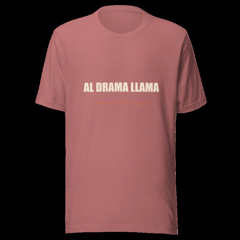 Al Drama Llama Wordmark Tee Mauve