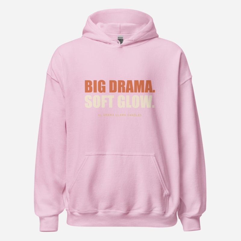 Al Drama Llama Big Drama Hoodie Light Pink