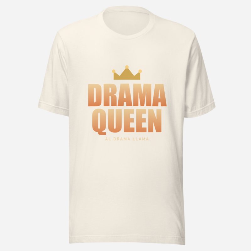 Al Drama Llama Drama Queen Tee Vintage White