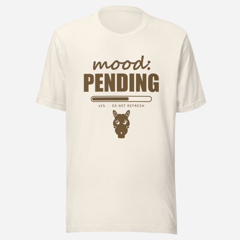 Al Drama Llama Mood: Pending Comic Relief Tee Vintage White