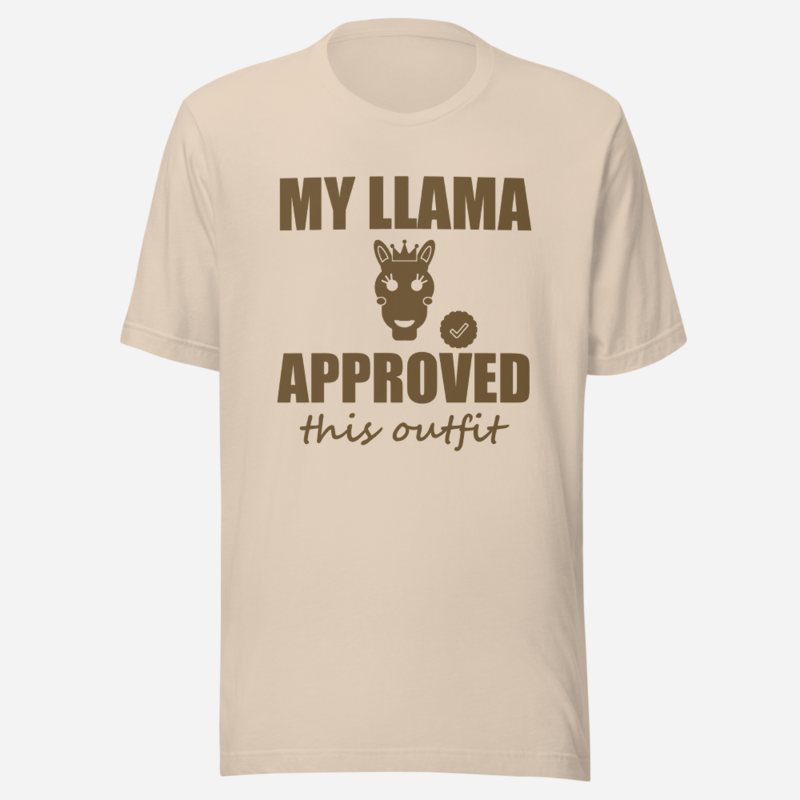 Al Drama Llama My Llama Approved This Outfit Comic Relief Tee