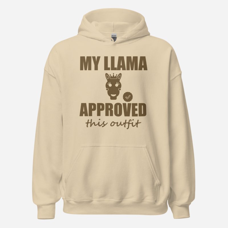 Al Drama Llama My Llama Approved This Outfit Comic Relief Hoodie