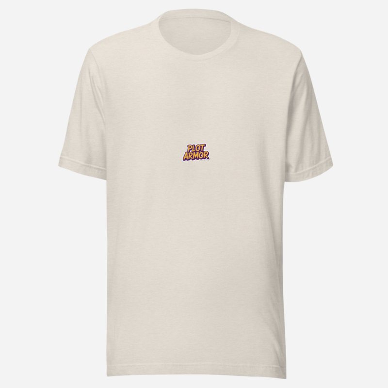 Al Drama Llama Plot Armor Tee Heather Dust