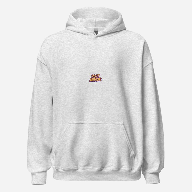 Al Drama Llama Plot Armor Hoodie Ash
