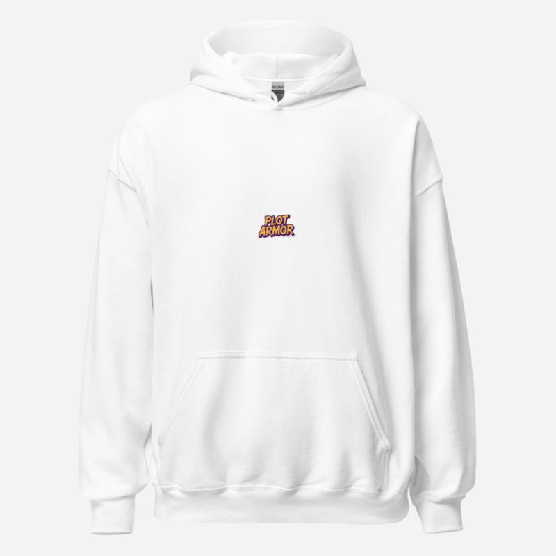 Al Drama Llama Plot Armor Hoodie White