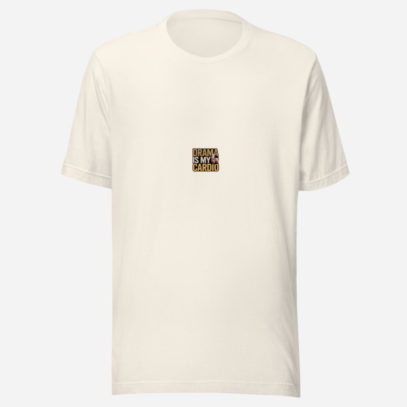 Al Drama Llama Drama Is My Cardio Tee Vintage White