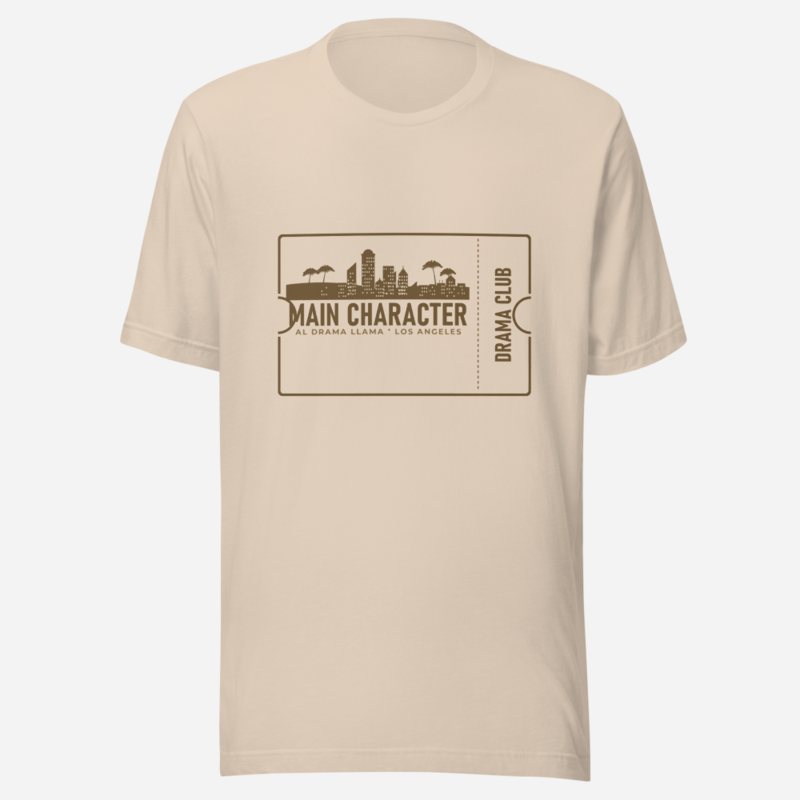 Al Drama Llama Main Character Ticket Tee Soft Cream