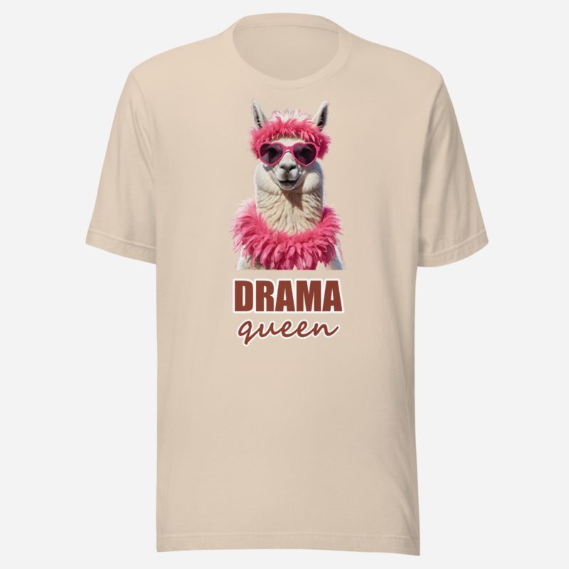 Al Drama Llama Drama Queen Boa Tee