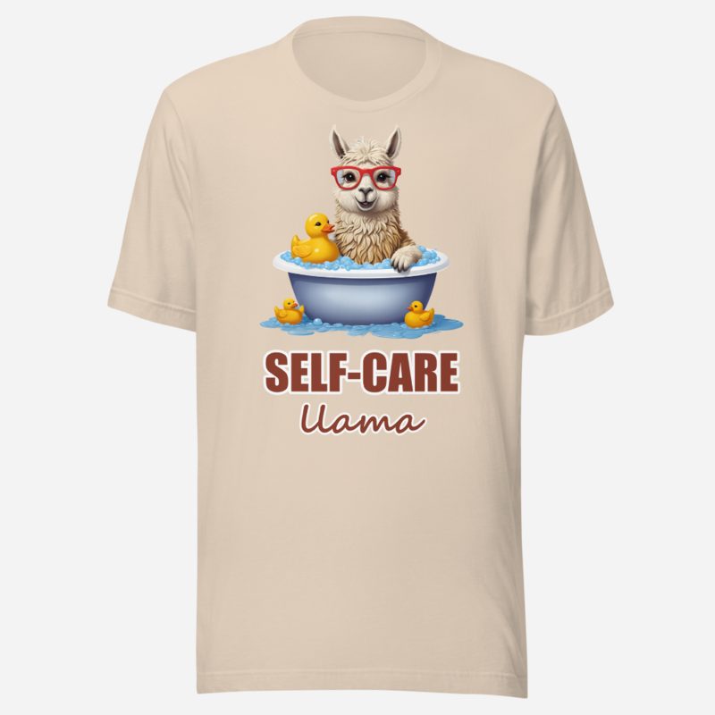Al Drama Llama Self-Care Llama Bath Tee