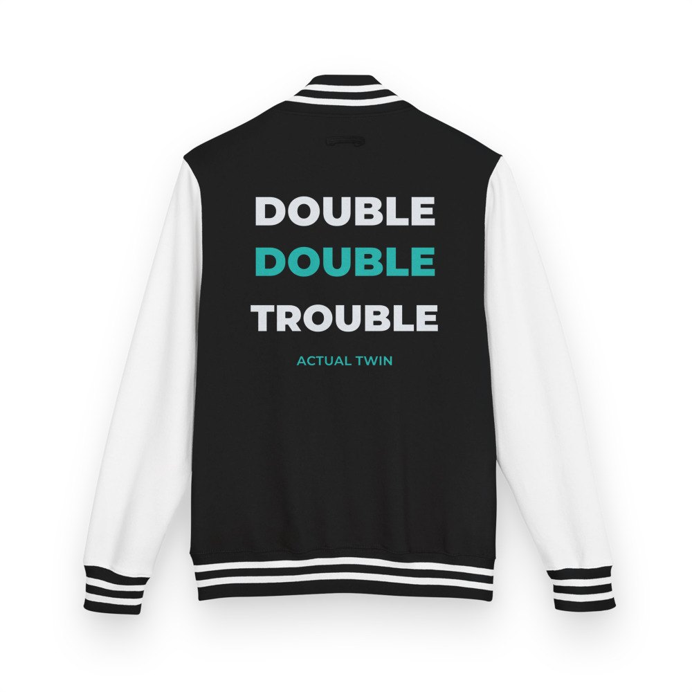 Actual Twin Double Trouble Varsity Jacket