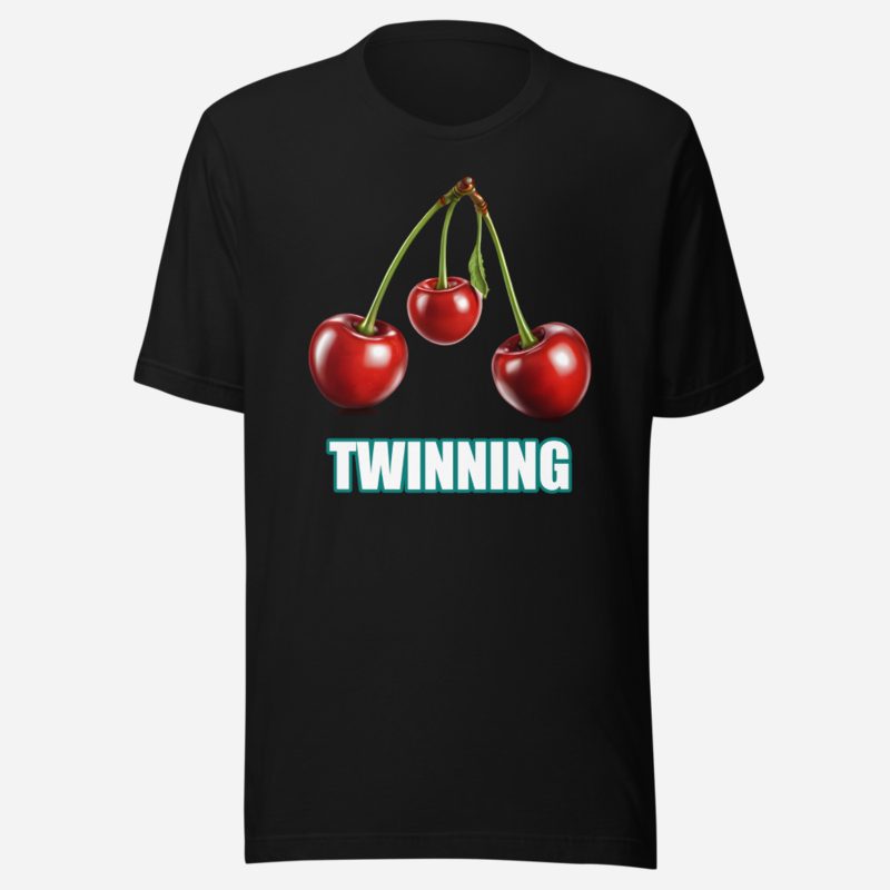 Actual Twin Twinning Twin Cherries Tee