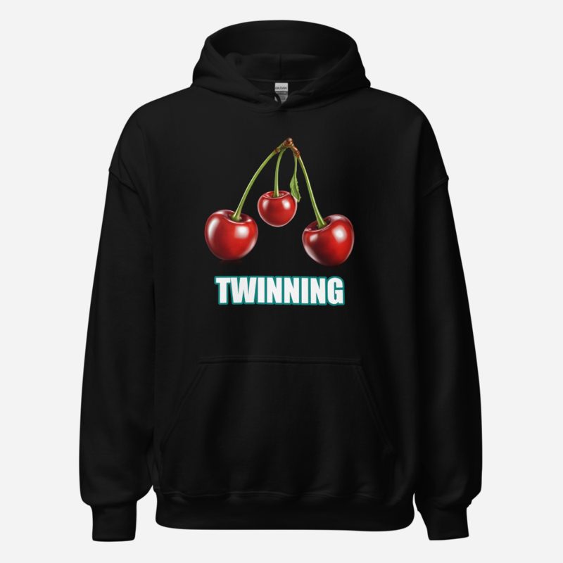 Actual Twin Twinning Twin Cherries Hoodie