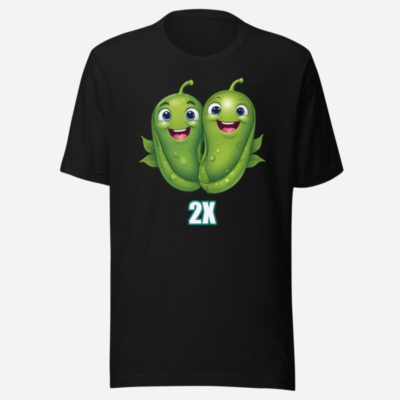 Actual Twin 2X Two Peas Tee