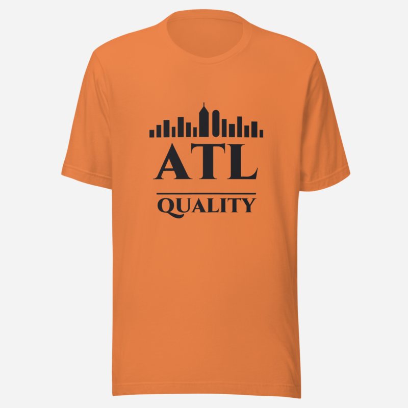 ATL Quality Skyline Logo Tee in Burnt Orange