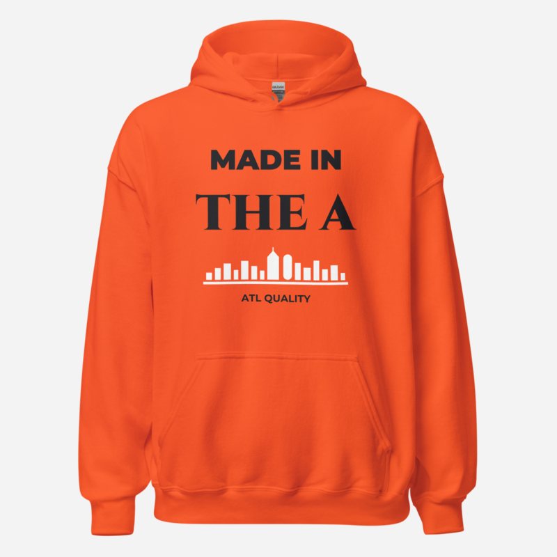 ATL Quality Made In The A Hoodie in Orange