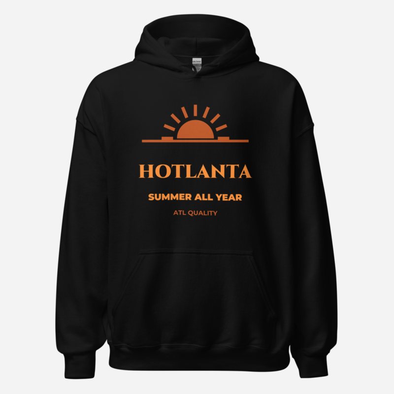 ATL Quality Hotlanta Hoodie in Black