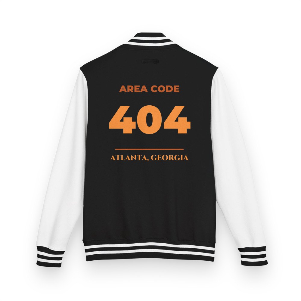 ATL Quality Area Code 404 Varsity Jacket