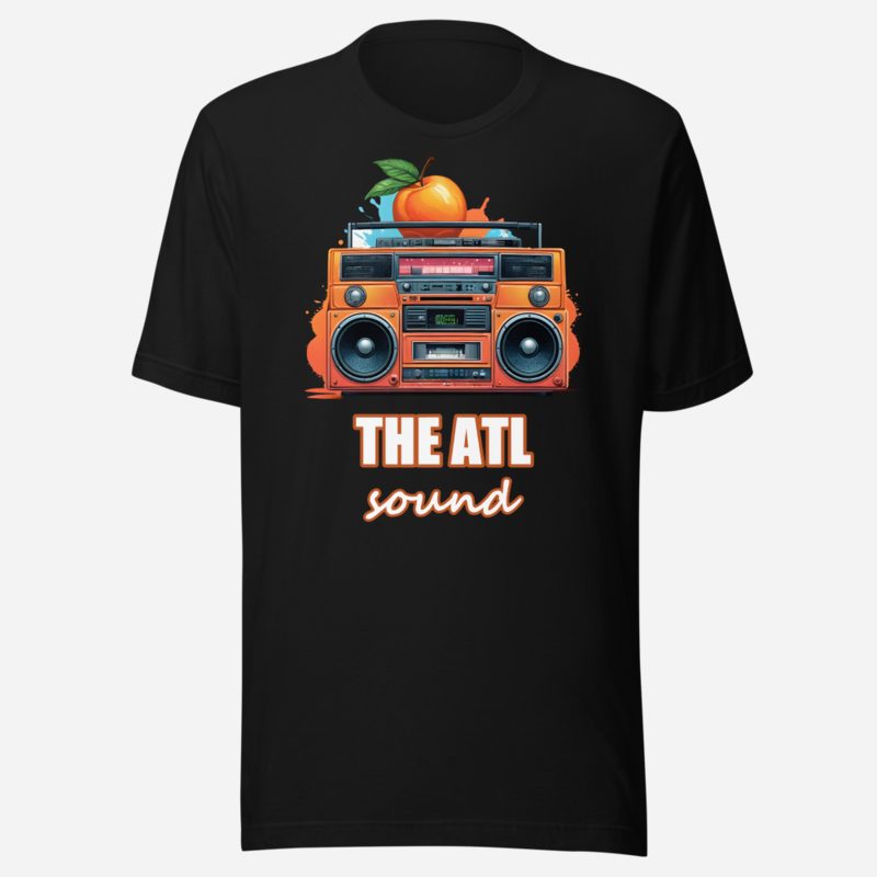 ATL Quality The Atl Sound Boombox Peach Tee