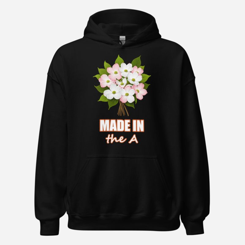 ATL Quality Made In The A Dogwood Hoodie in Black