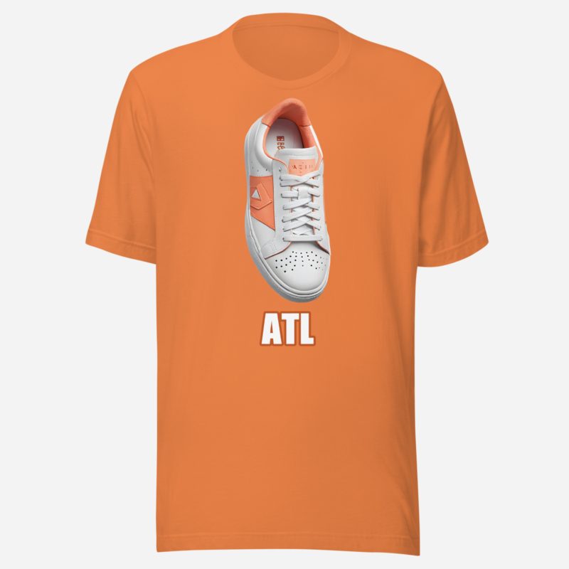 ATL Quality Atl Sneaker Peach Tee Burnt Orange