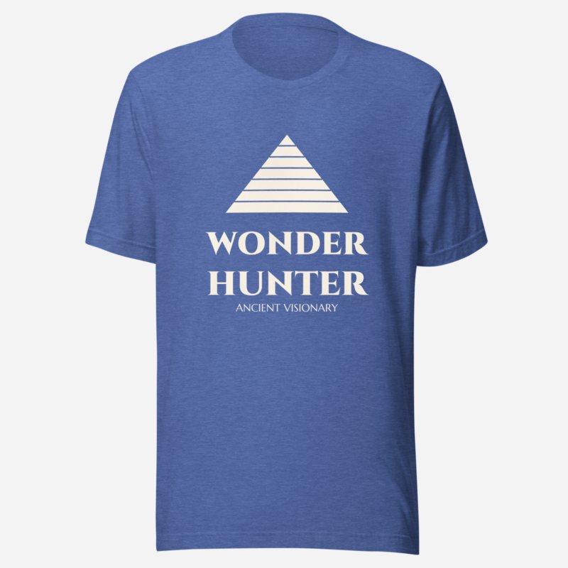 Ancient Visionary Wonder Hunter Tee in Heather True Royal