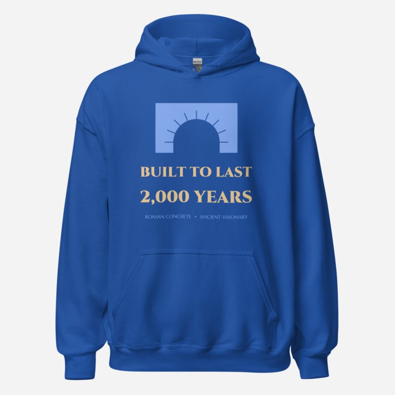 Ancient Visionary Built To Last Hoodie in Royal