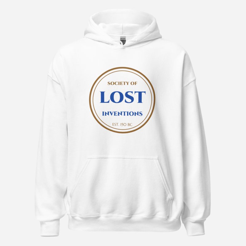 Ancient Visionary Society Of Lost Inventions Hoodie White