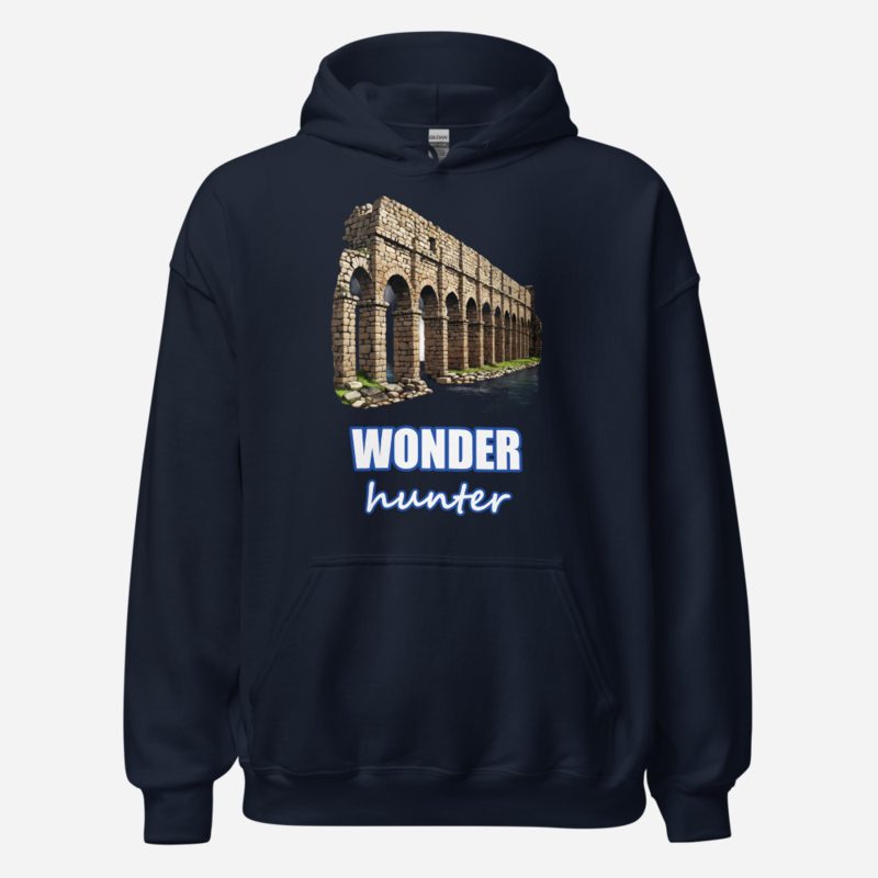 Ancient Visionary Wonder Hunter Aqueduct Hoodie