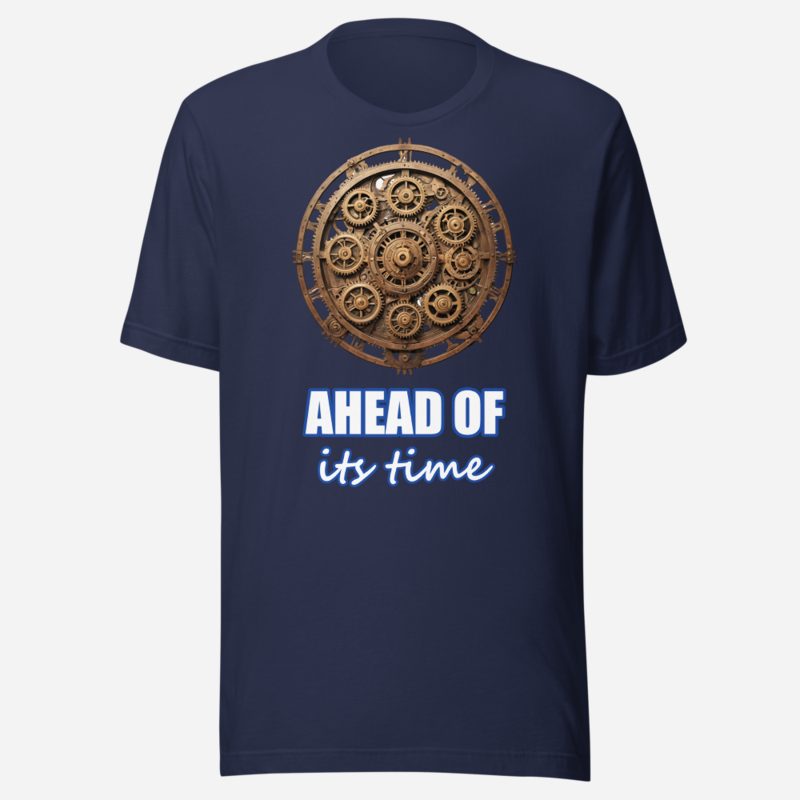 Ancient Visionary Ahead Of Its Time Gears Tee