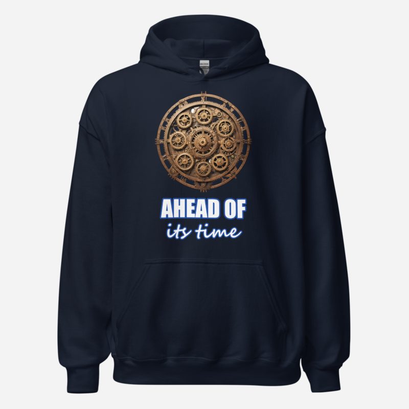 Ancient Visionary Ahead Of Its Time Gears Hoodie