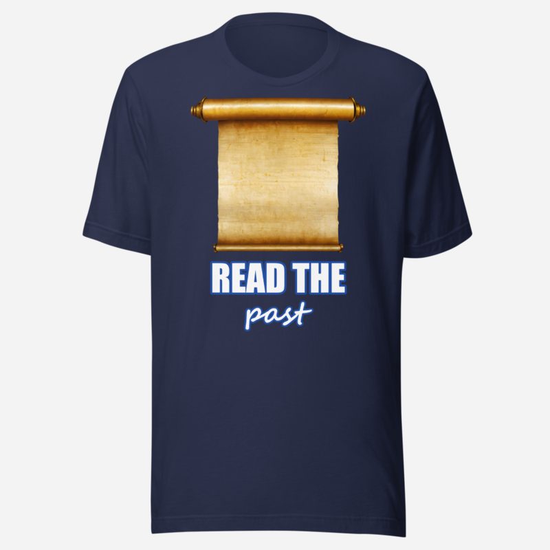 Ancient Visionary Read The Past Scroll Tee