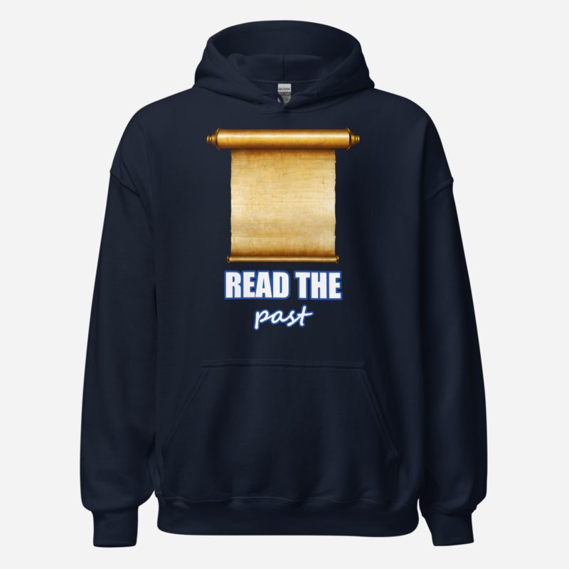 Ancient Visionary Read The Past Scroll Hoodie